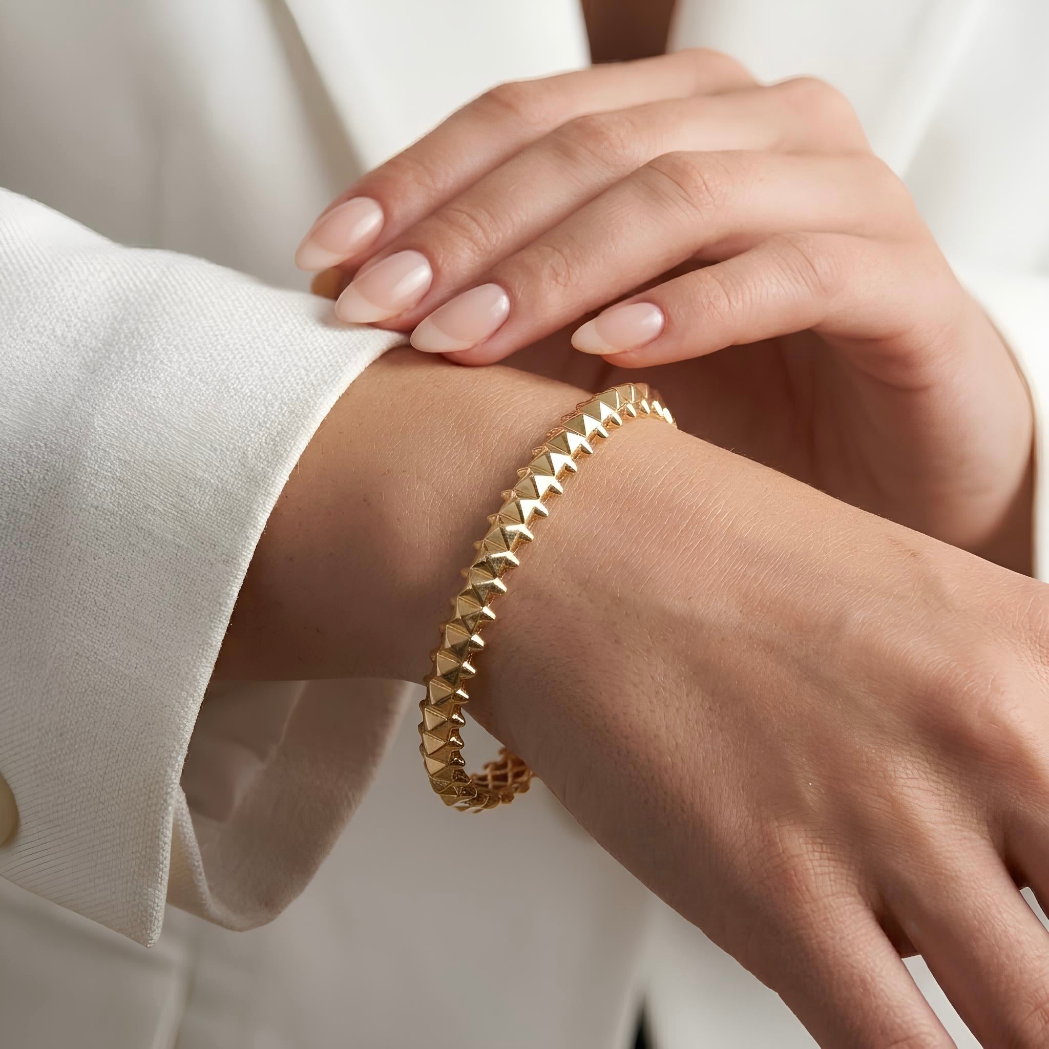 Pyramid Stud Bracelet