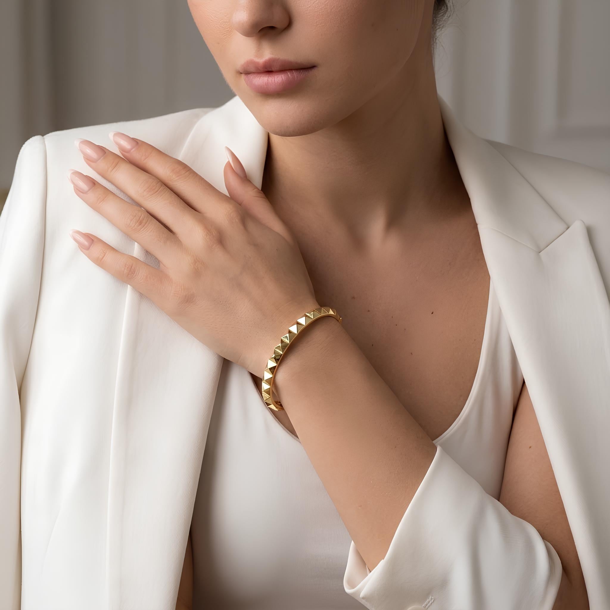 Pyramid Stud Bangle