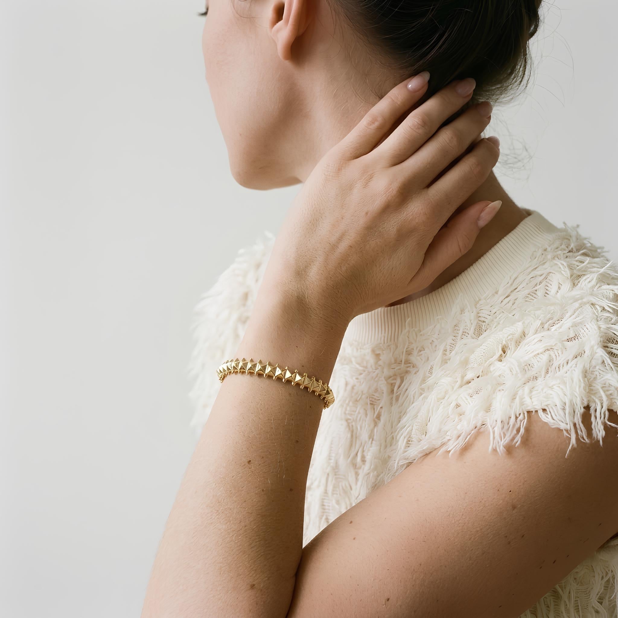 Pyramid Stud Bracelet