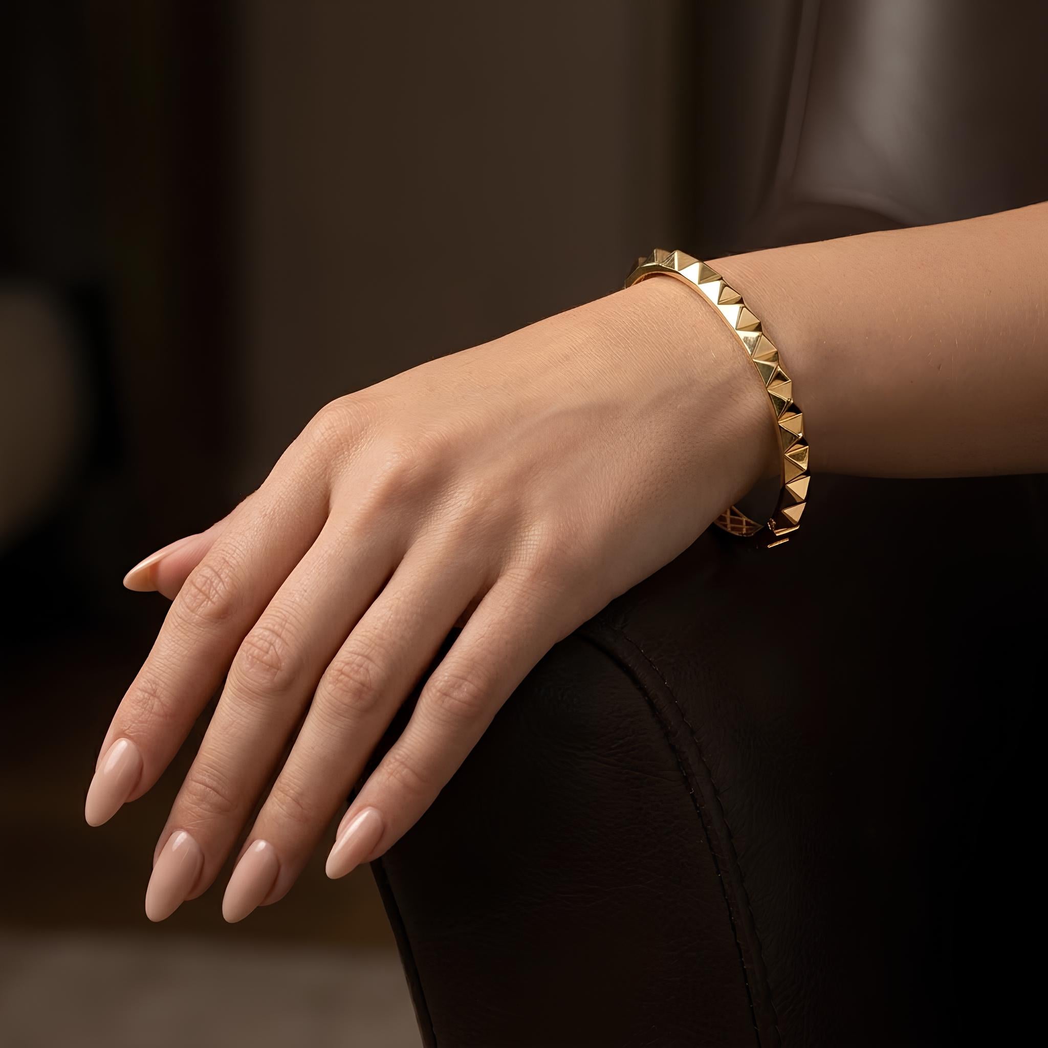 Pyramid Stud Bangle