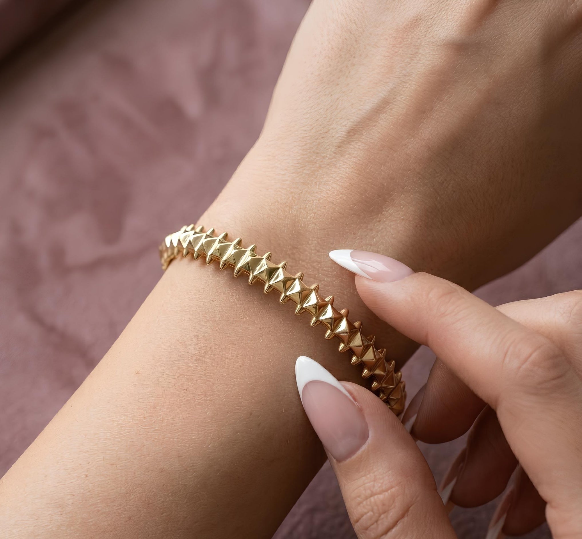 Pyramid Stud Bracelet