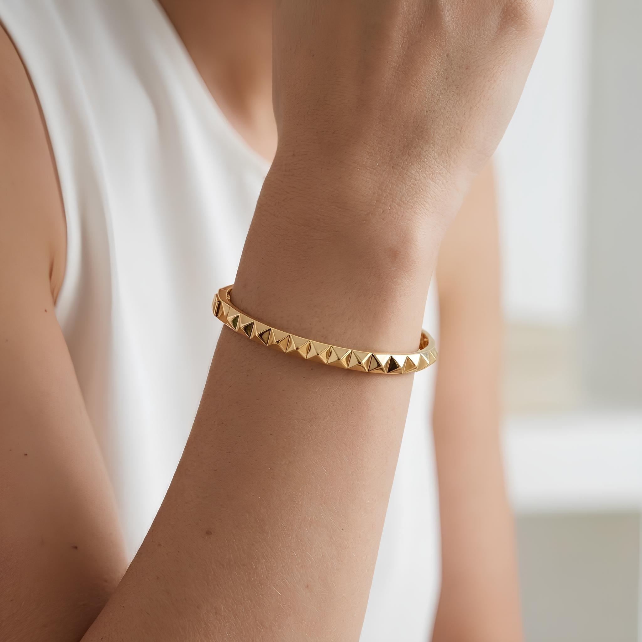 Pyramid Stud Bangle