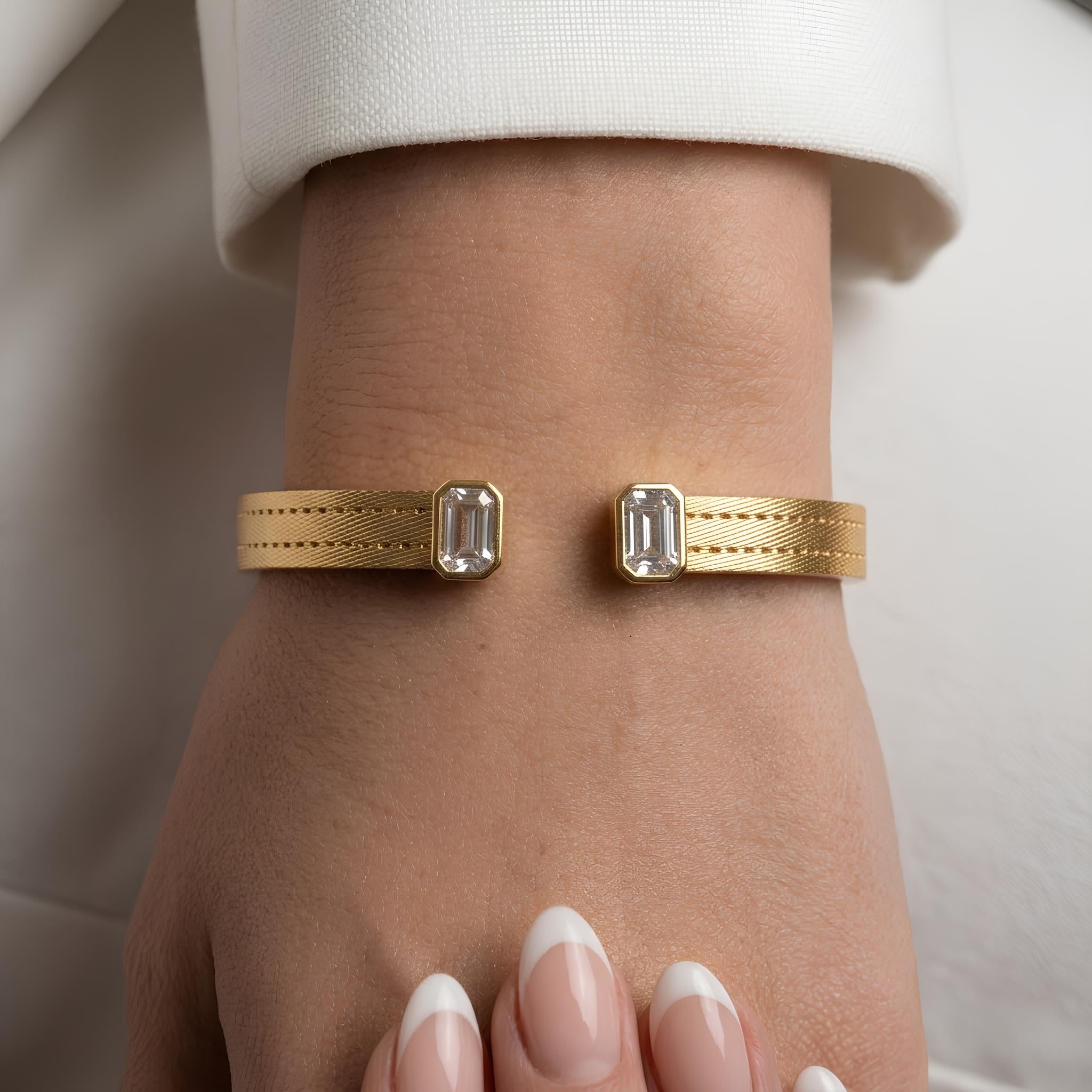 Baguette Tip Cuff