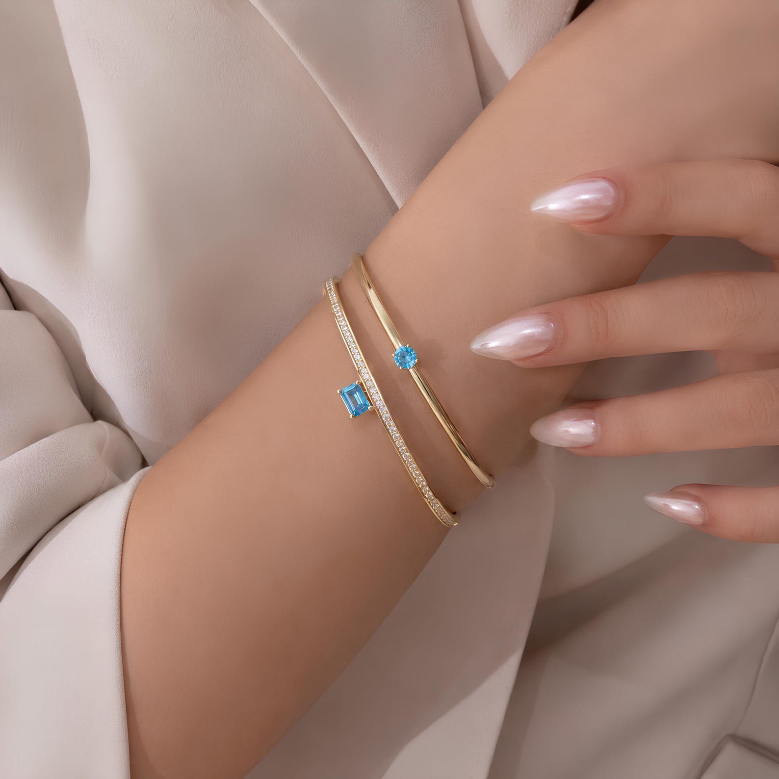 Baguette Wrap Bangle