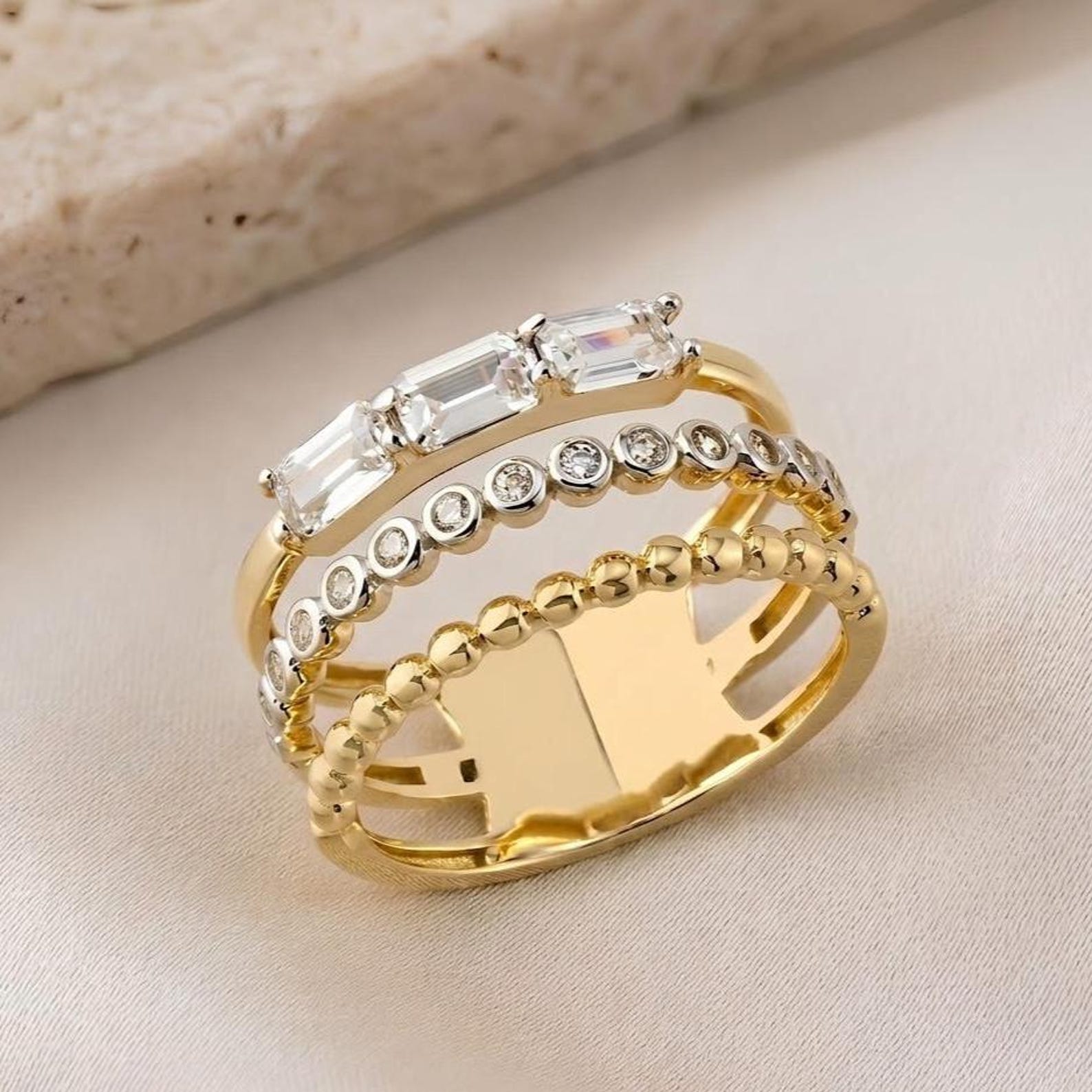 Triple Stack Ring