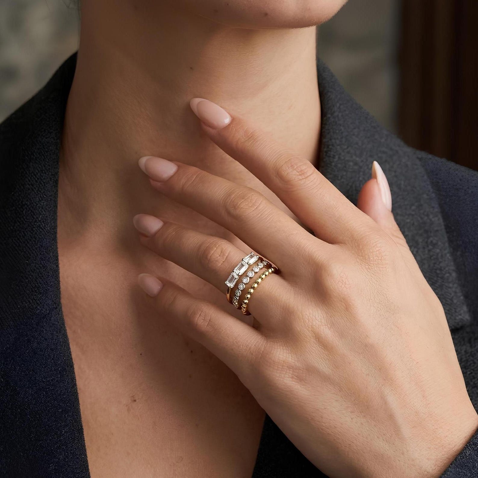 Triple Stack Ring