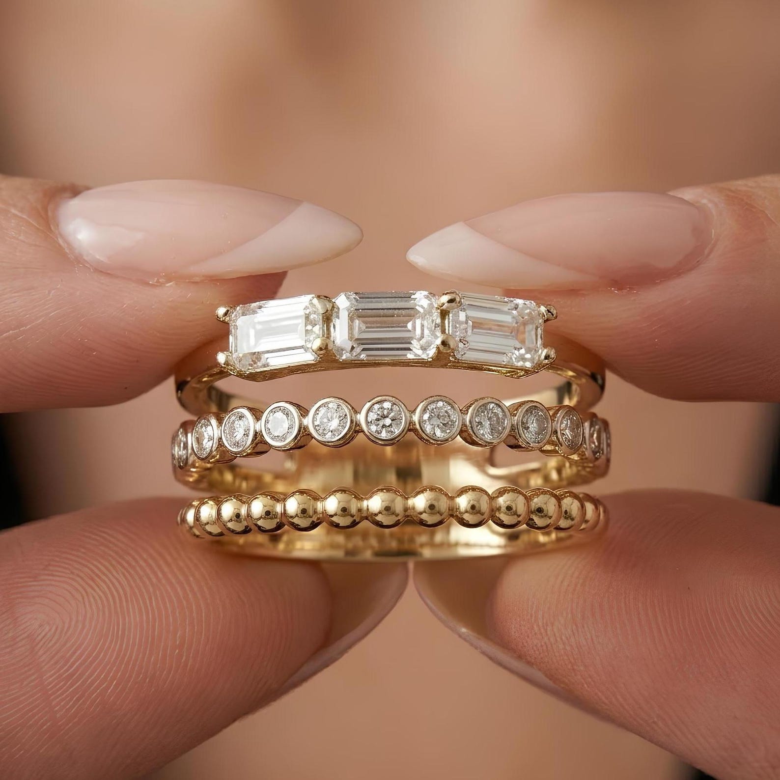 Triple Stack Ring