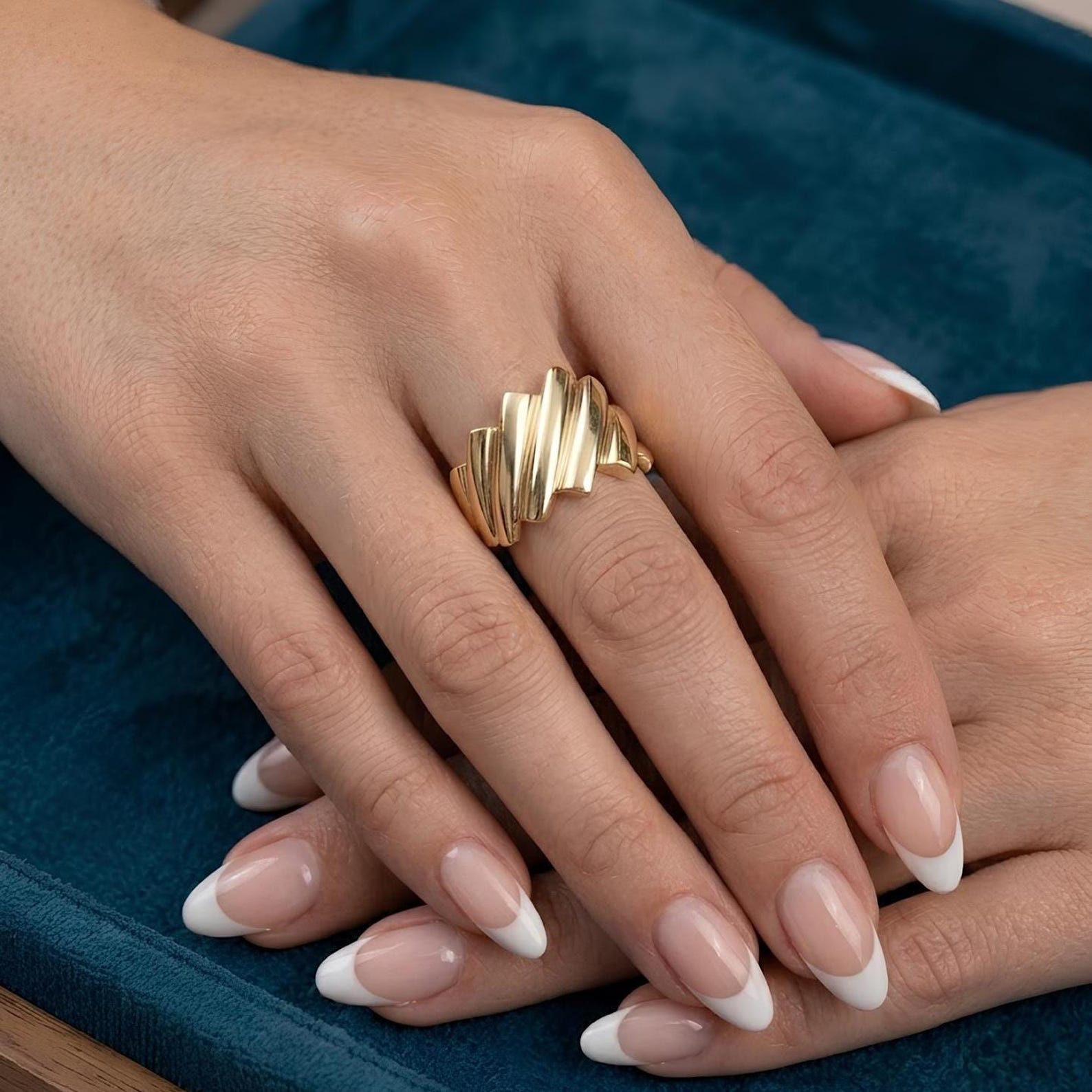 Folded Shell Ring