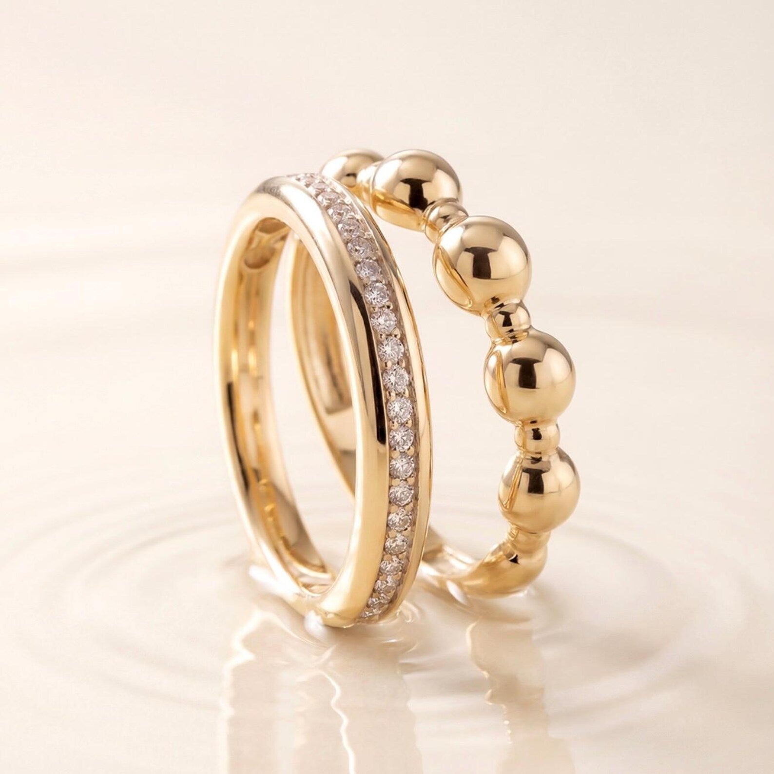 Inlaid Pave Band