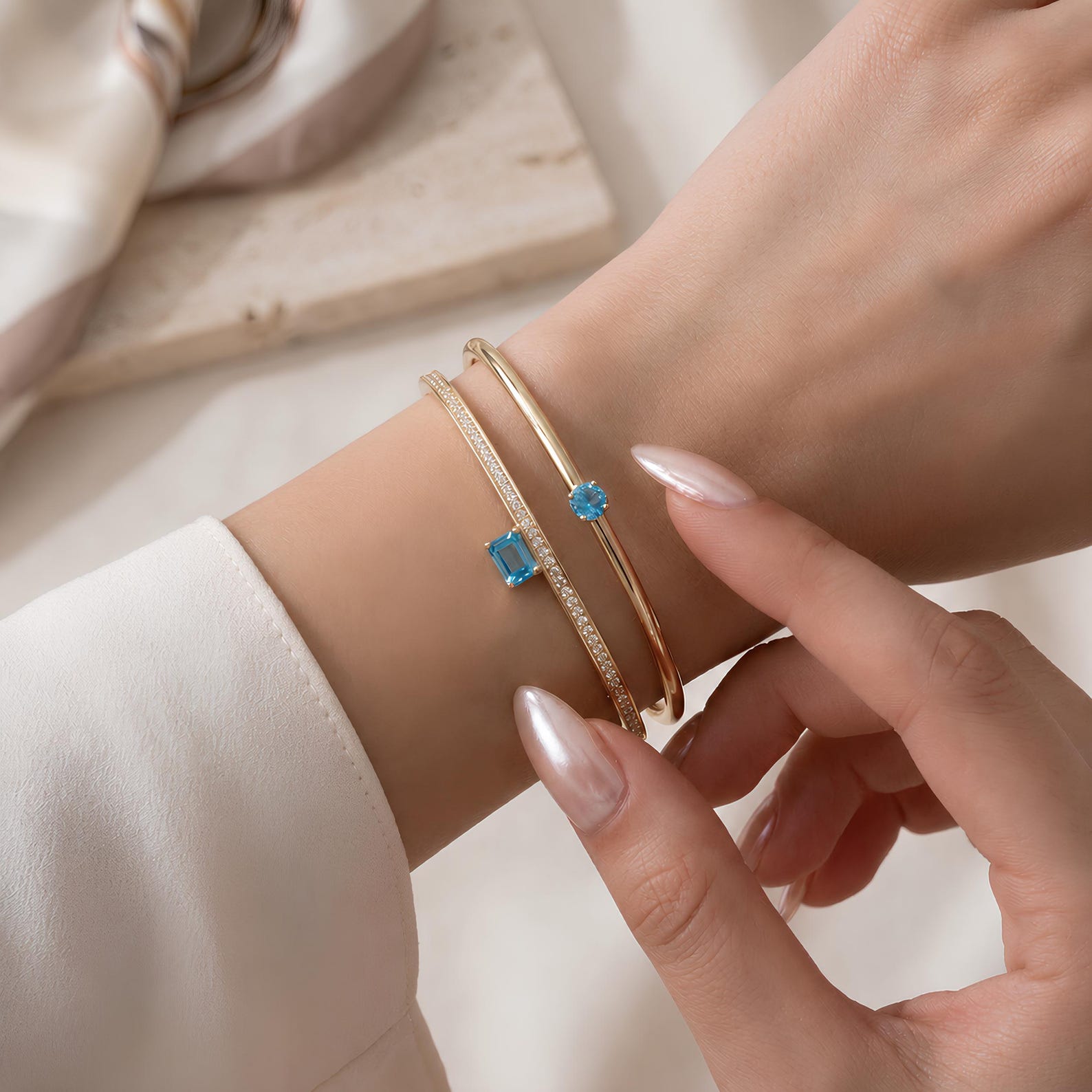 Baguette Wrap Bangle