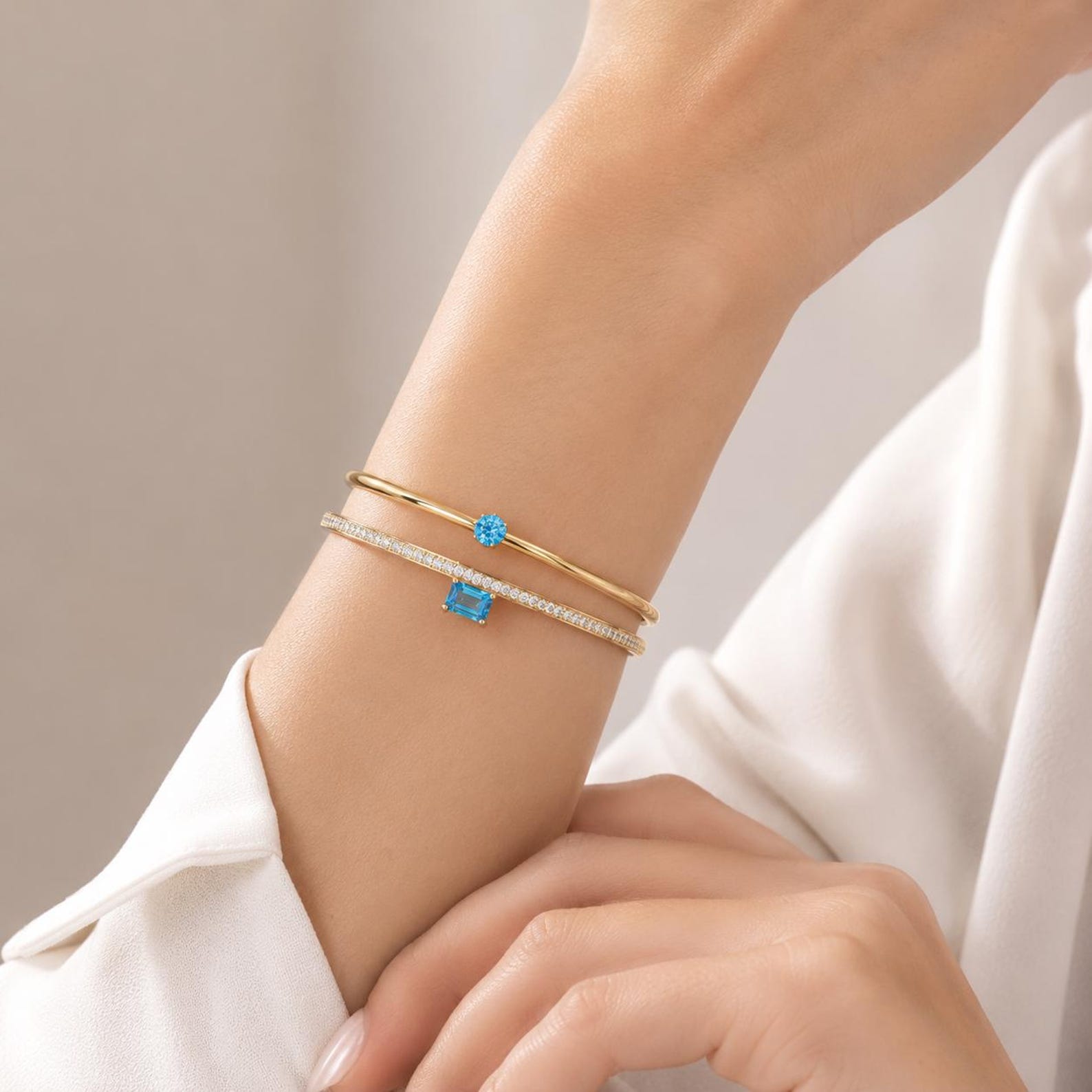 Baguette Wrap Bangle