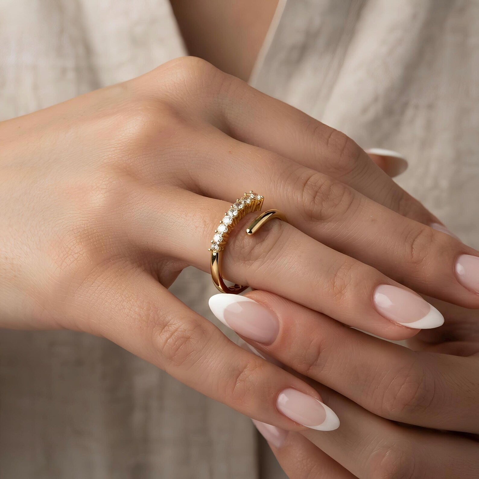 Zircon Open Ring