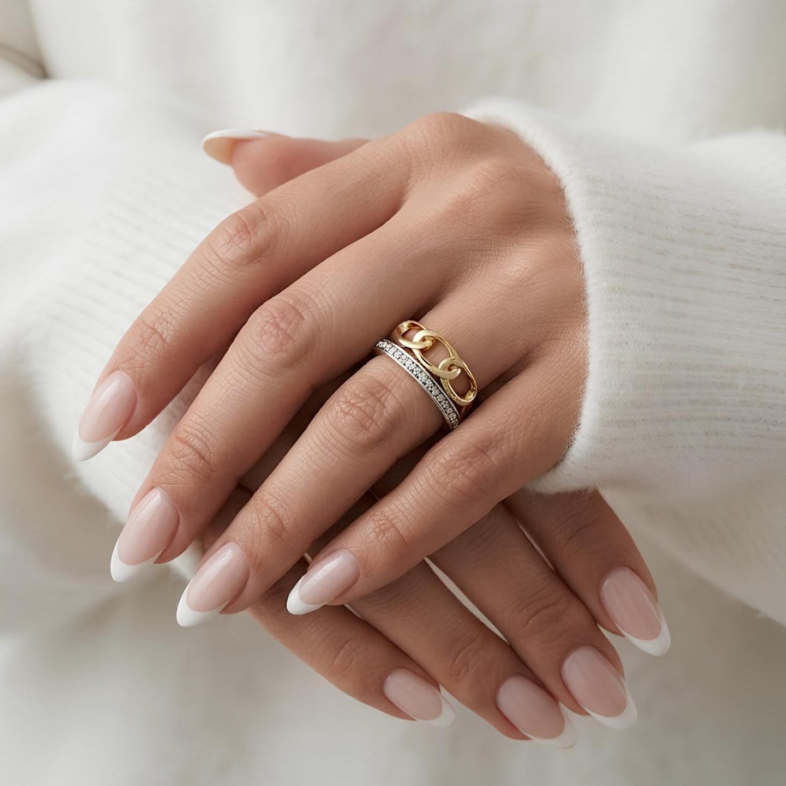 Chain Pave Ring