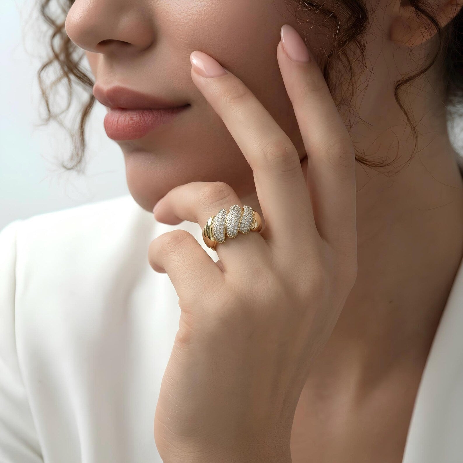 Pave Cocktail Ring