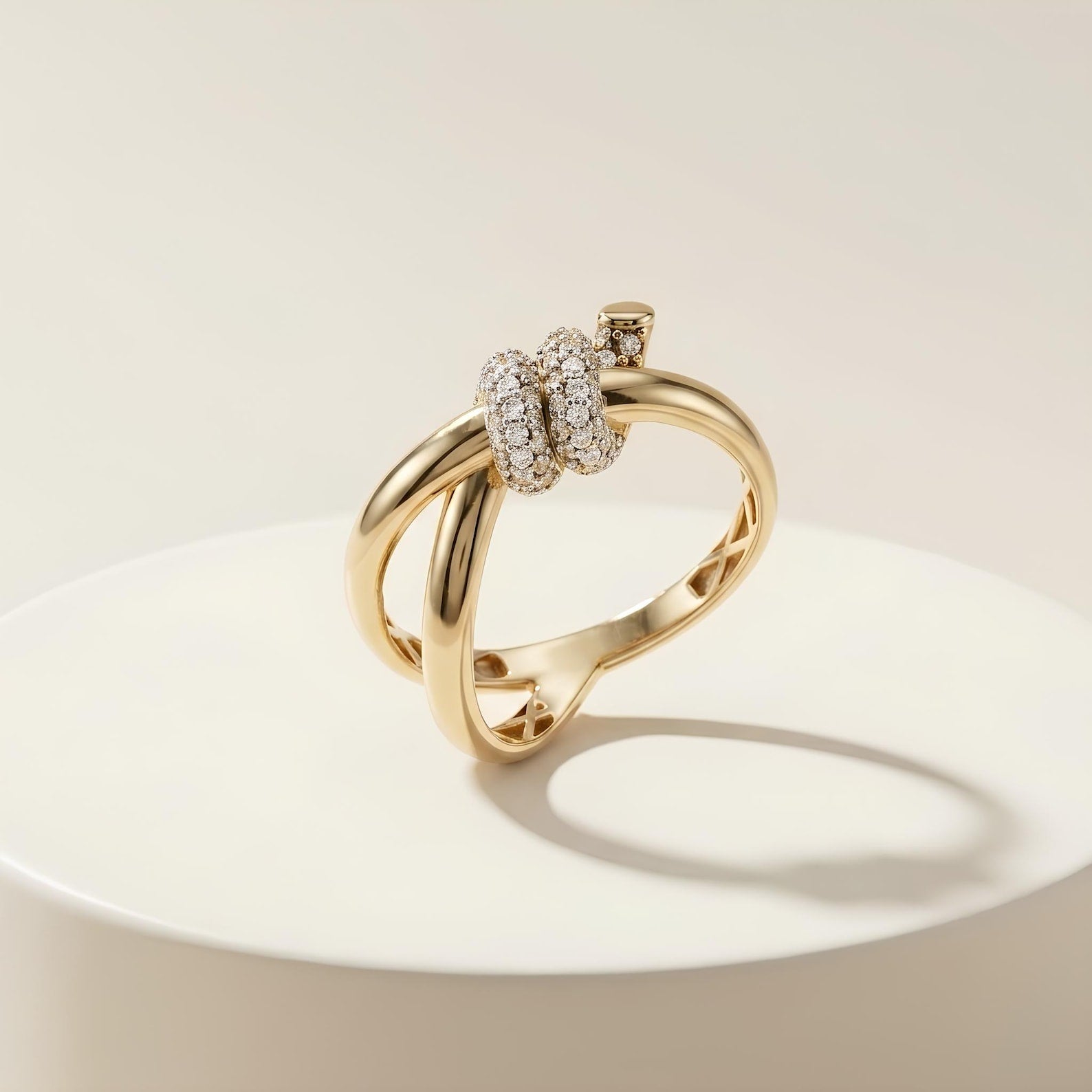 Pave Knot Ring