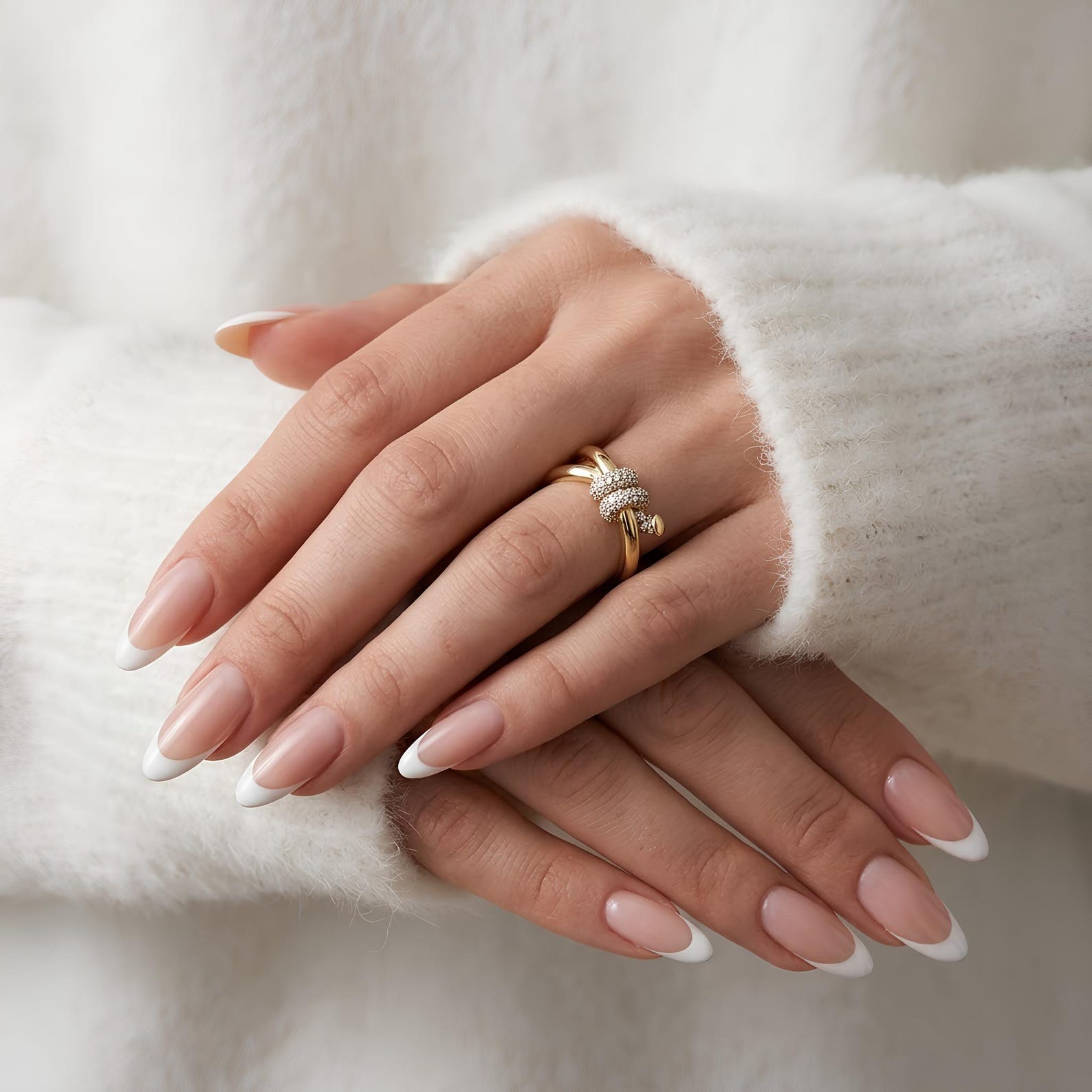 Pave Knot Ring