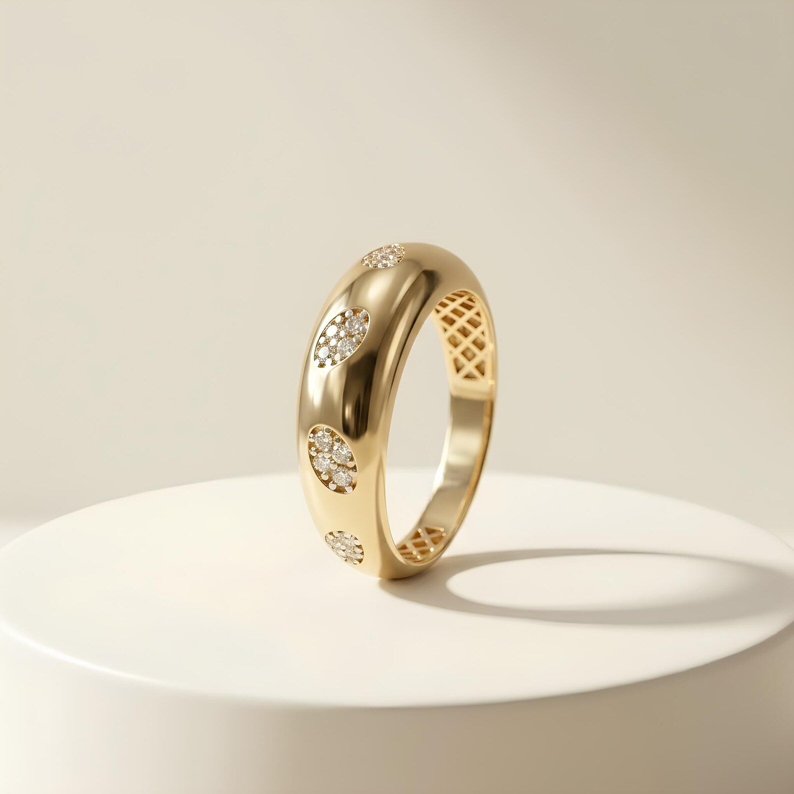 Pave Dome Ring