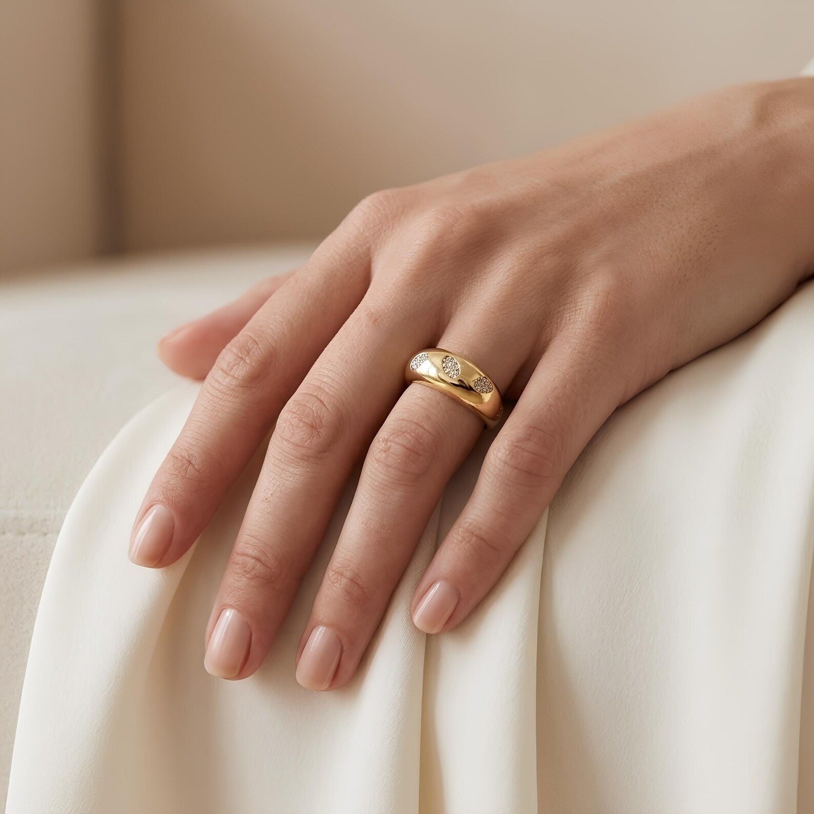 Pave Dome Ring