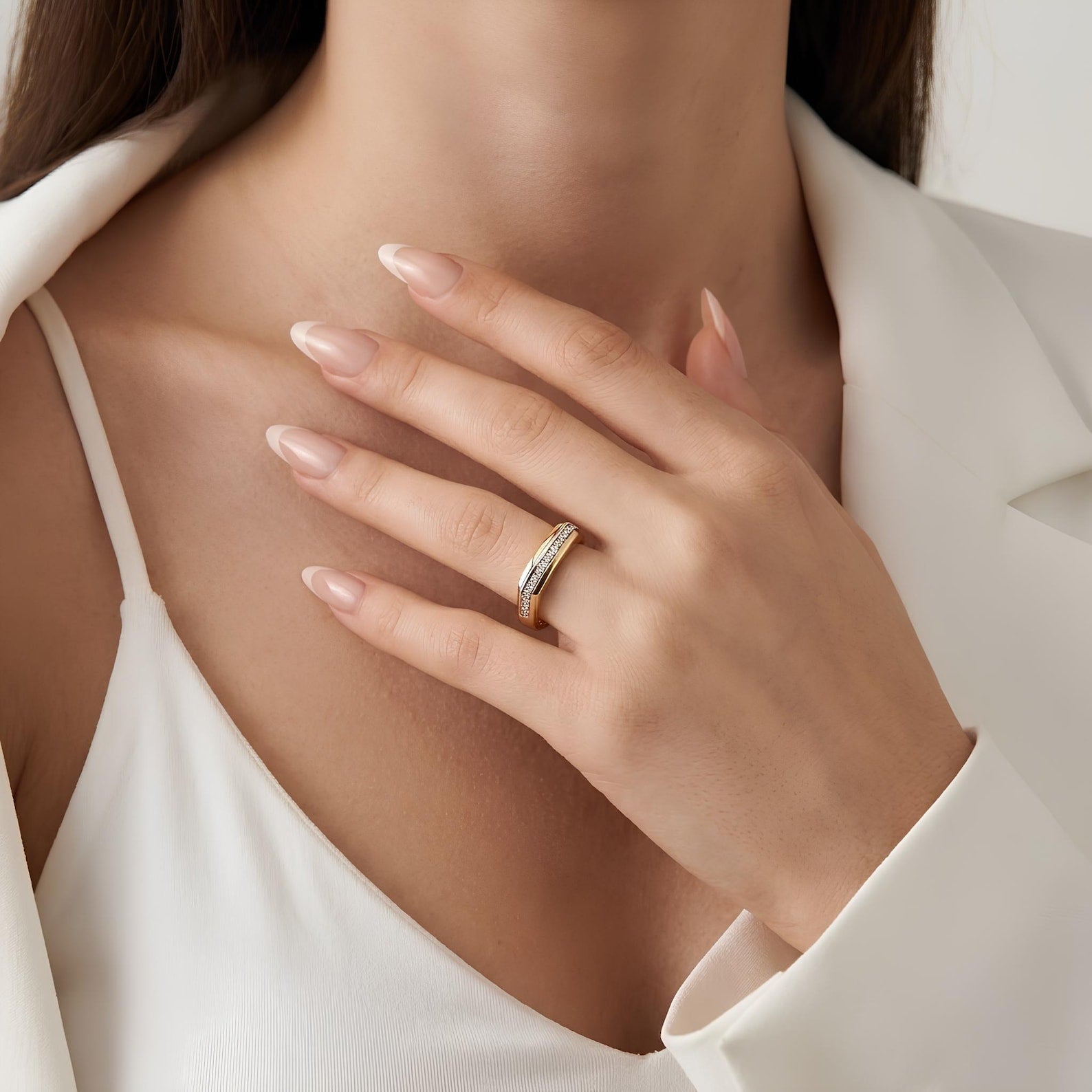 Pave Signet Ring