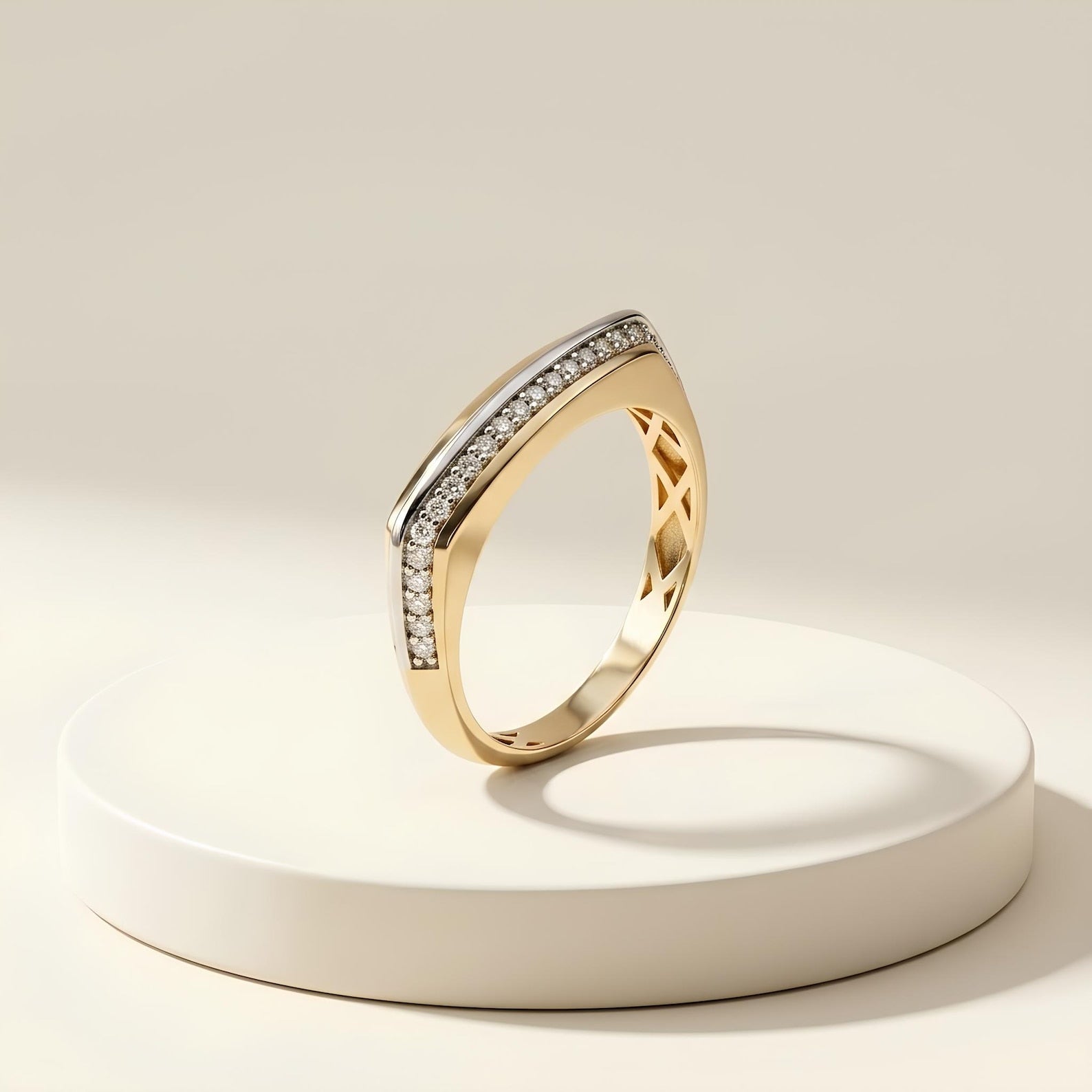 Pave Signet Ring