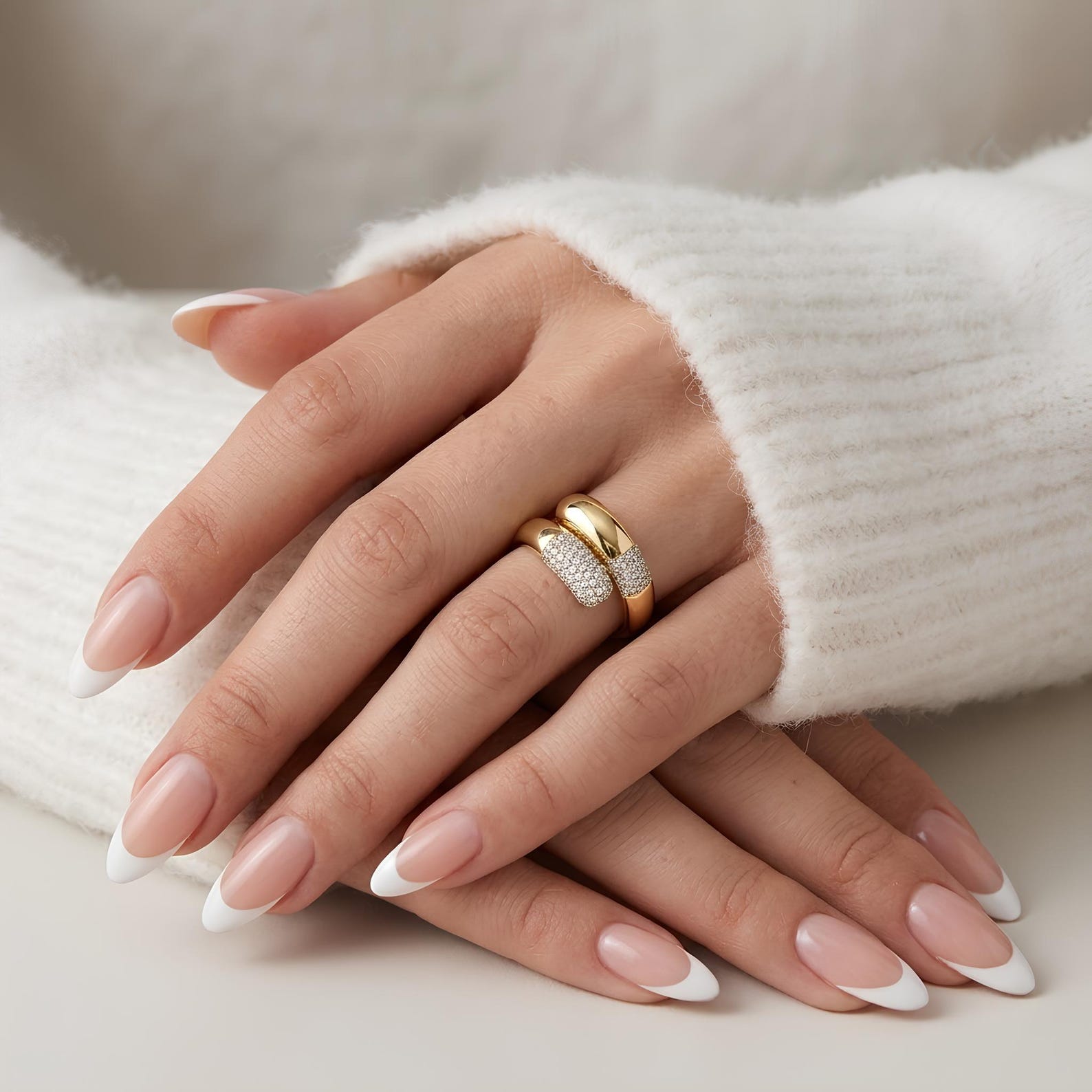 Pave Bypass Ring