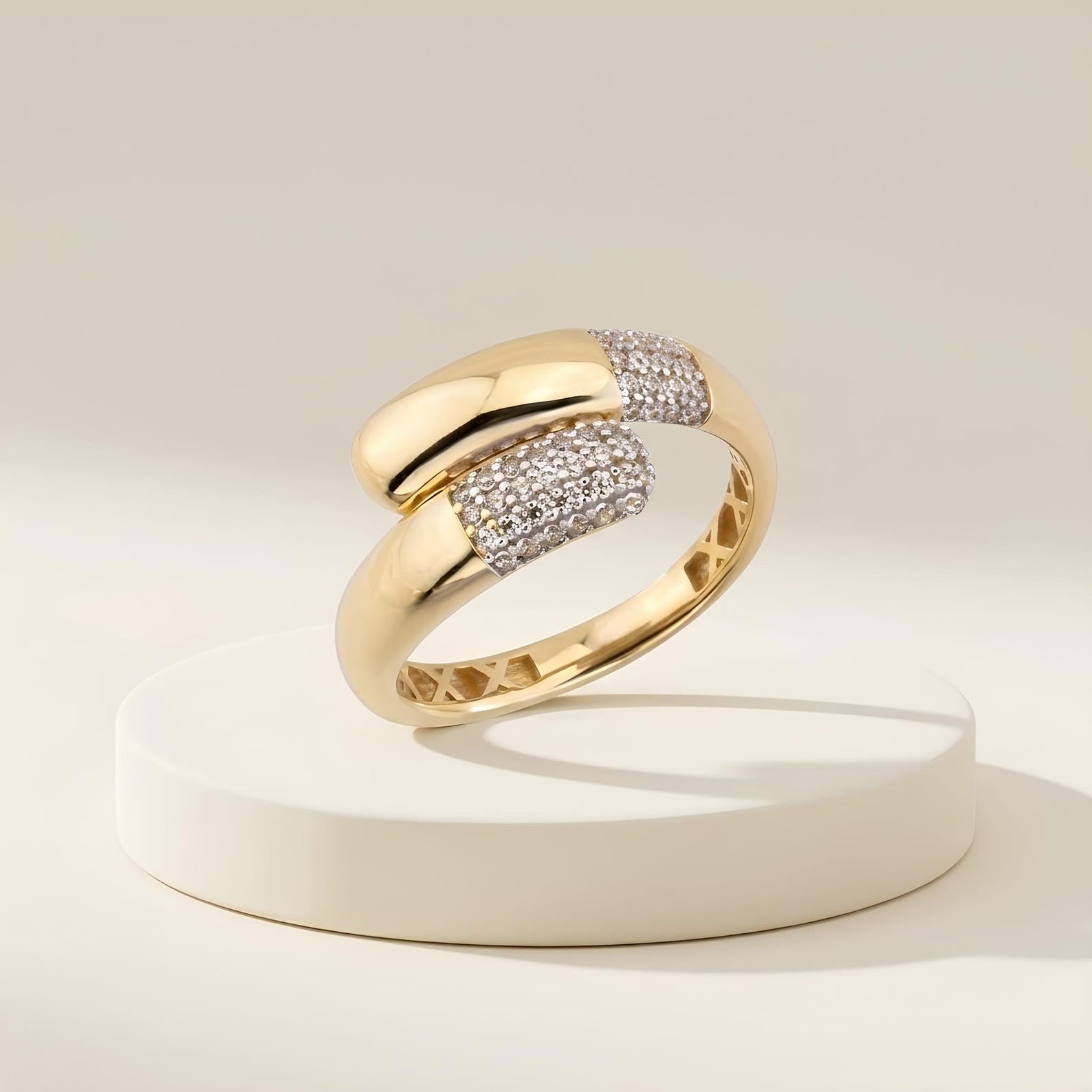 Pave Bypass Ring