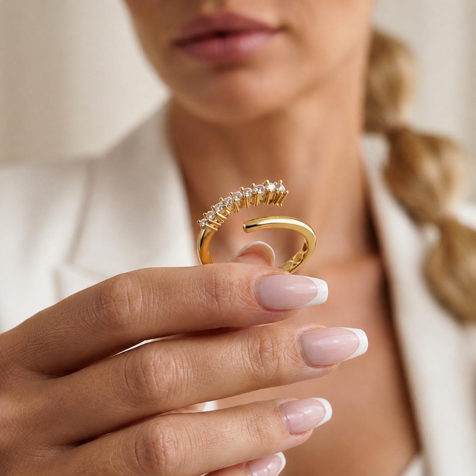 Zircon Open Ring