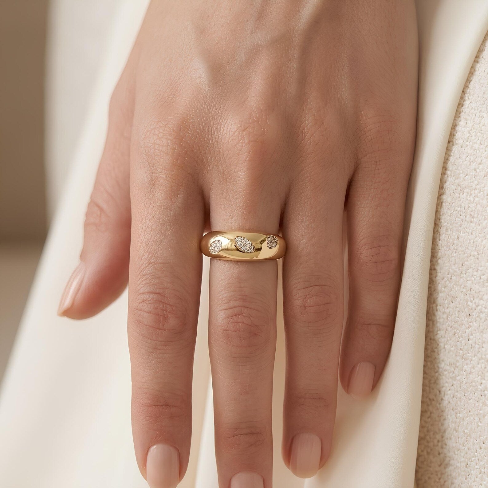 Pave Dome Ring