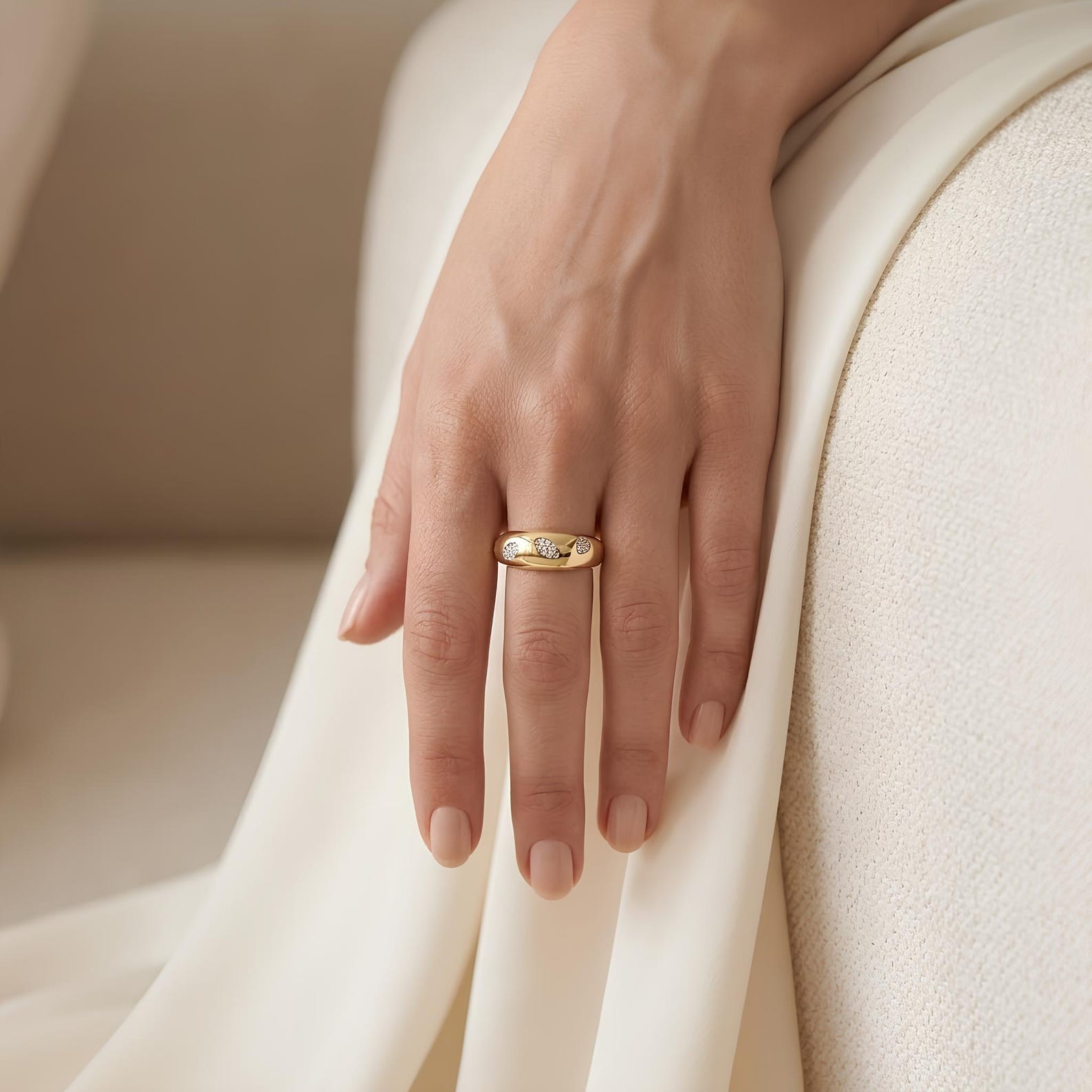 Pave Dome Ring