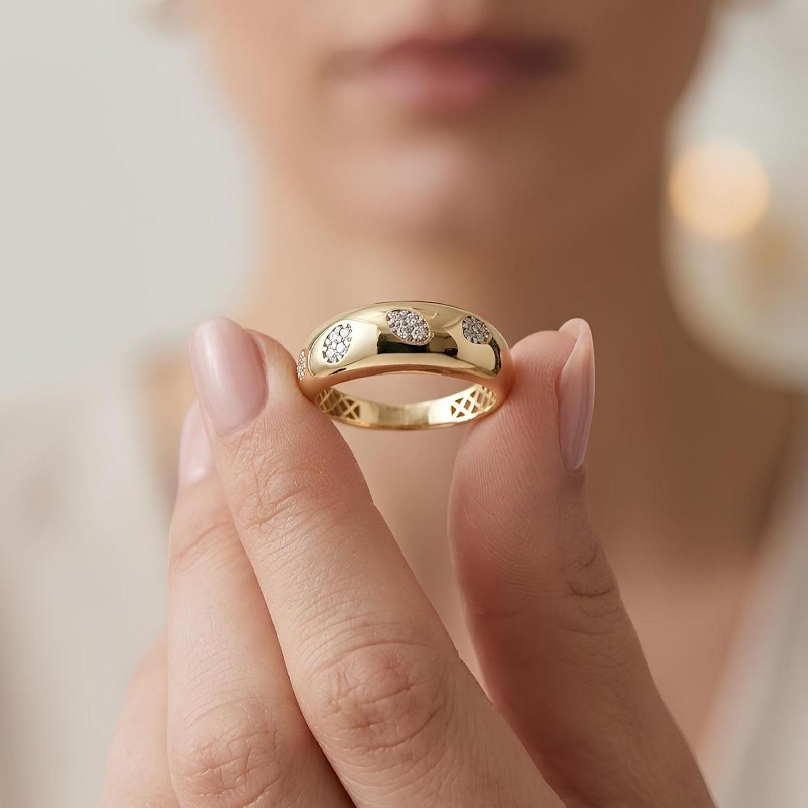 Pave Dome Ring