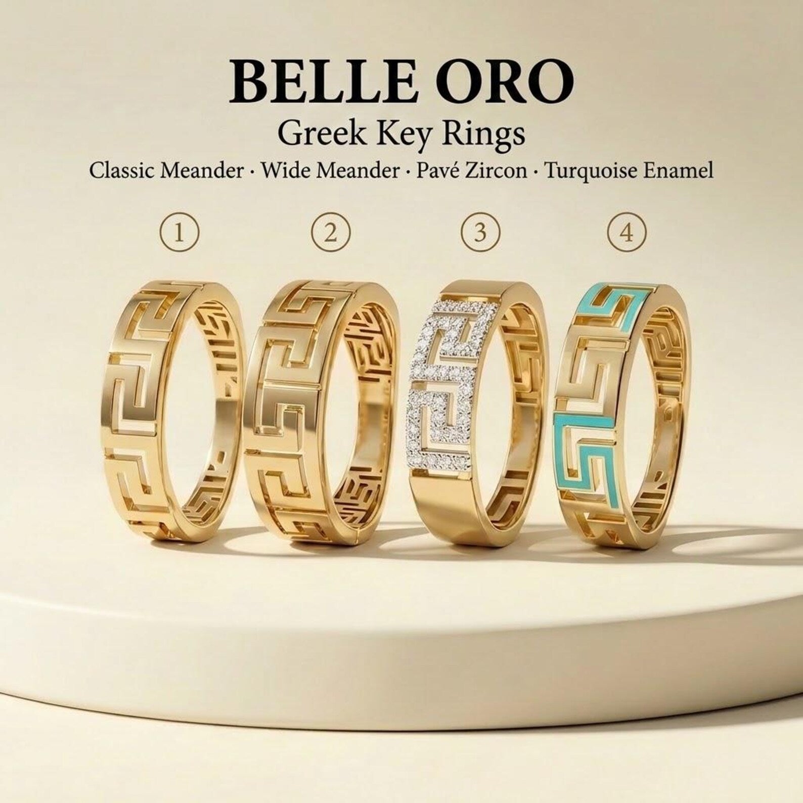 Greek Key Ring