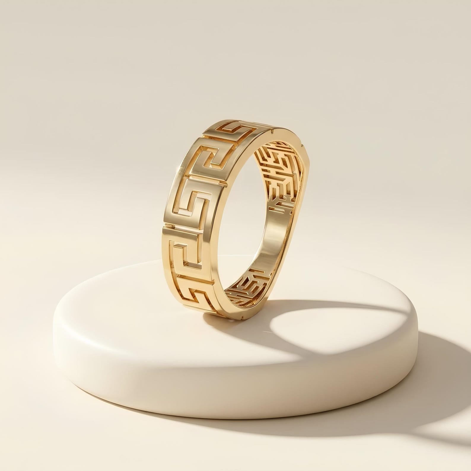 Greek Key Ring