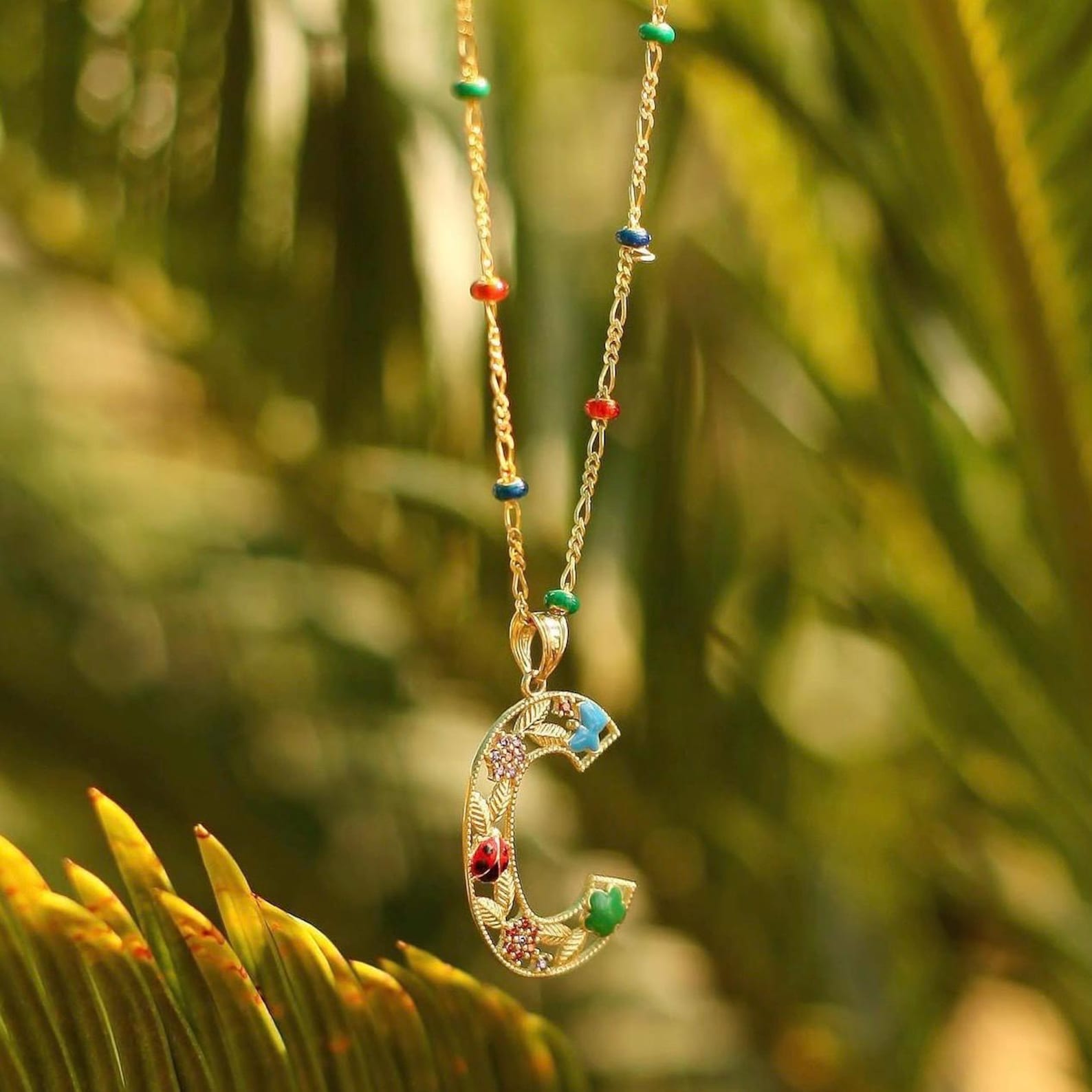 Playful Letters Necklace