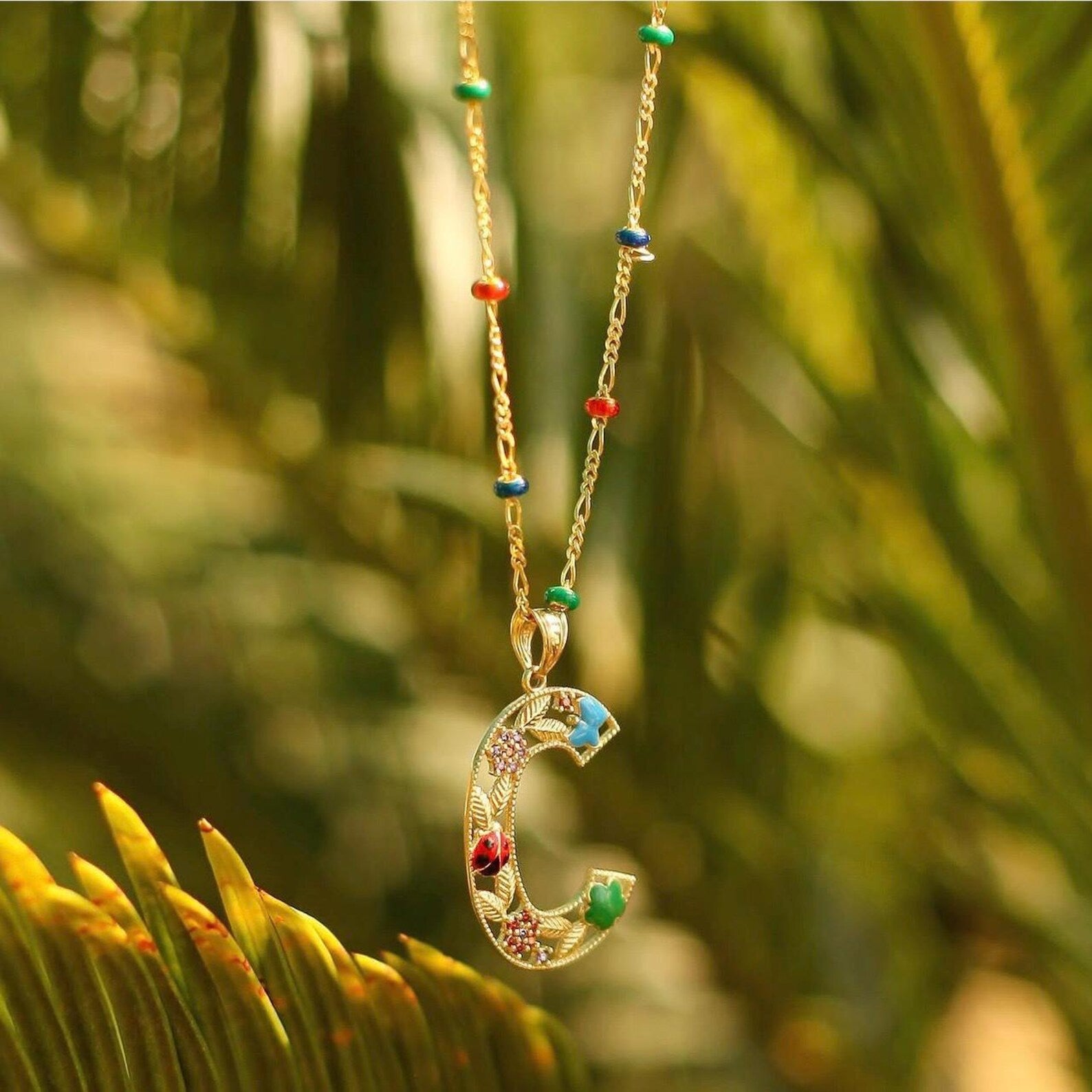 Playful Letters Necklace
