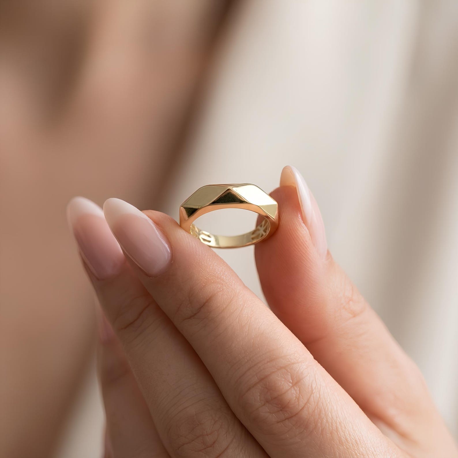 Faceted Ring