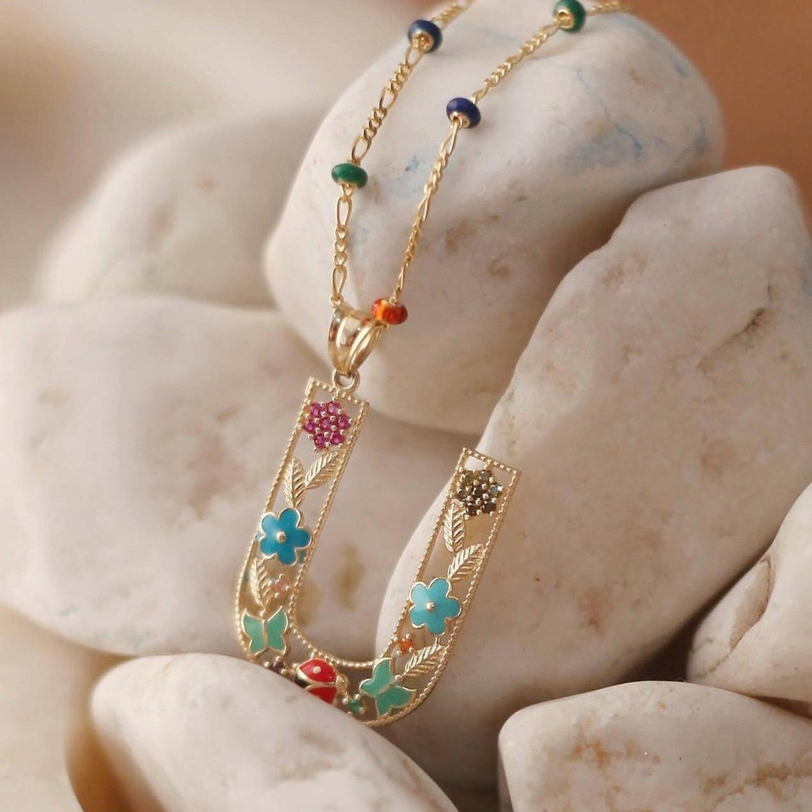 Playful Letters Necklace