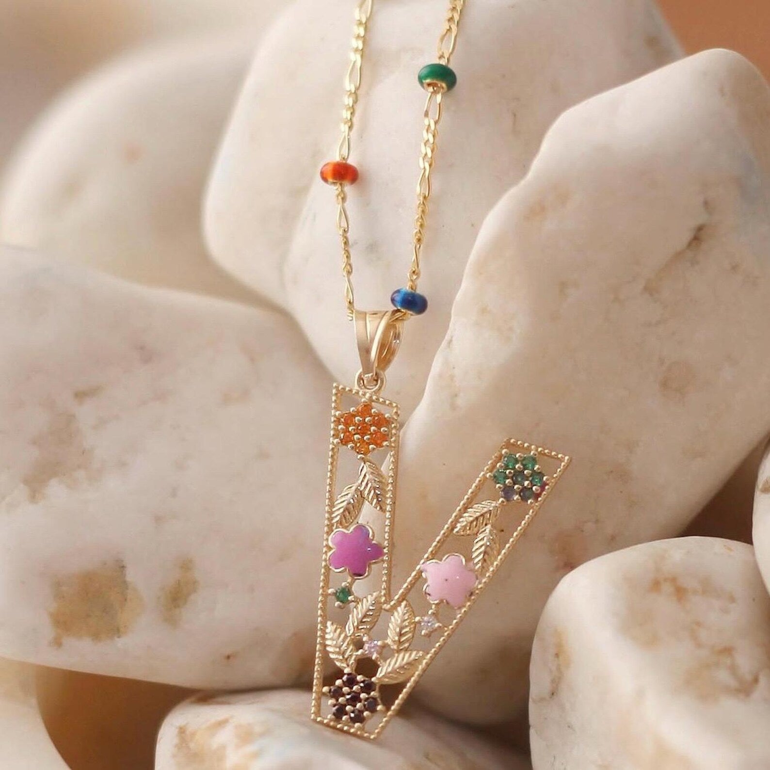 Playful Letters Necklace
