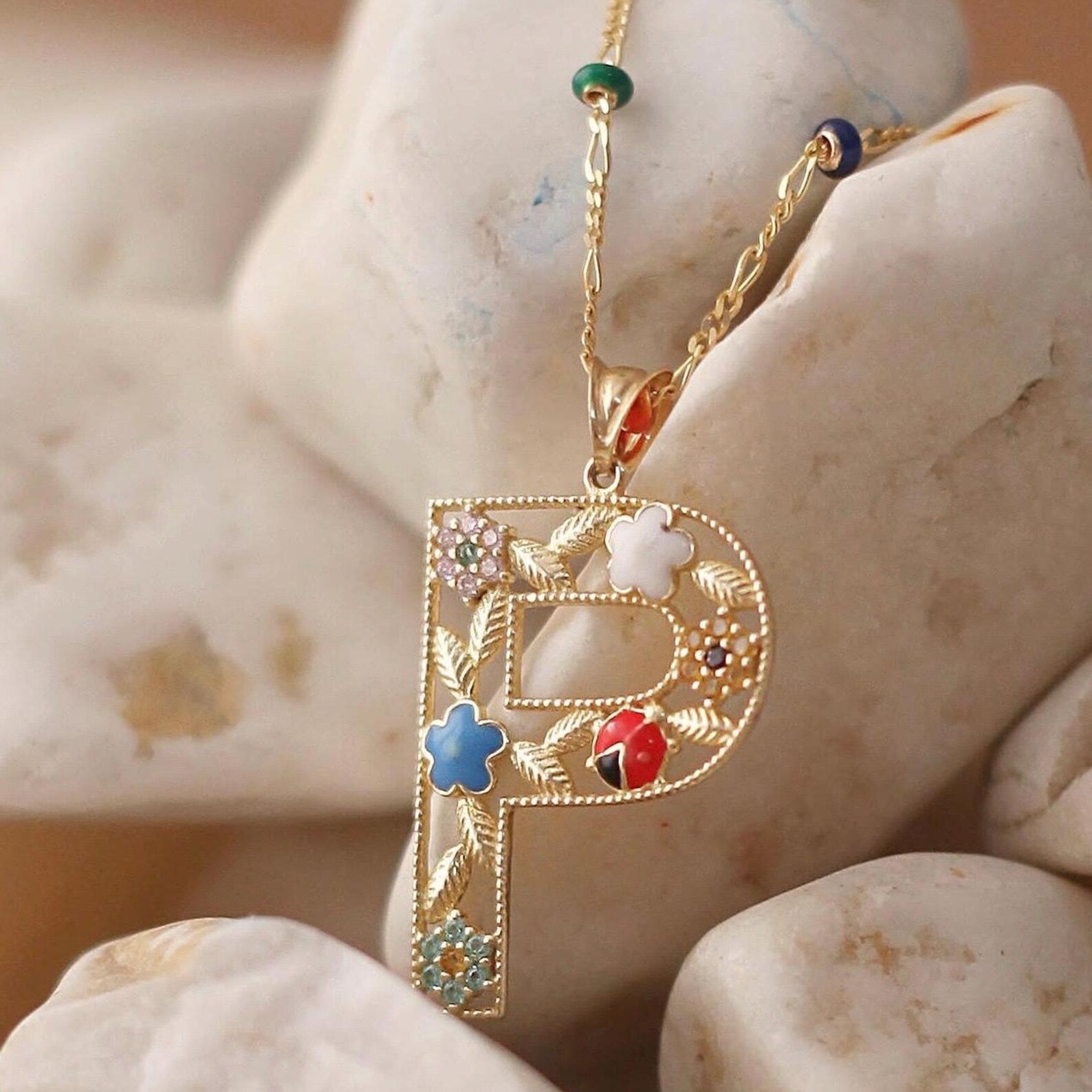 Playful Letters Necklace