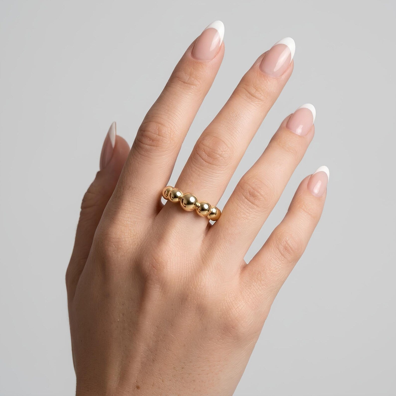 Beaded Ball Ring