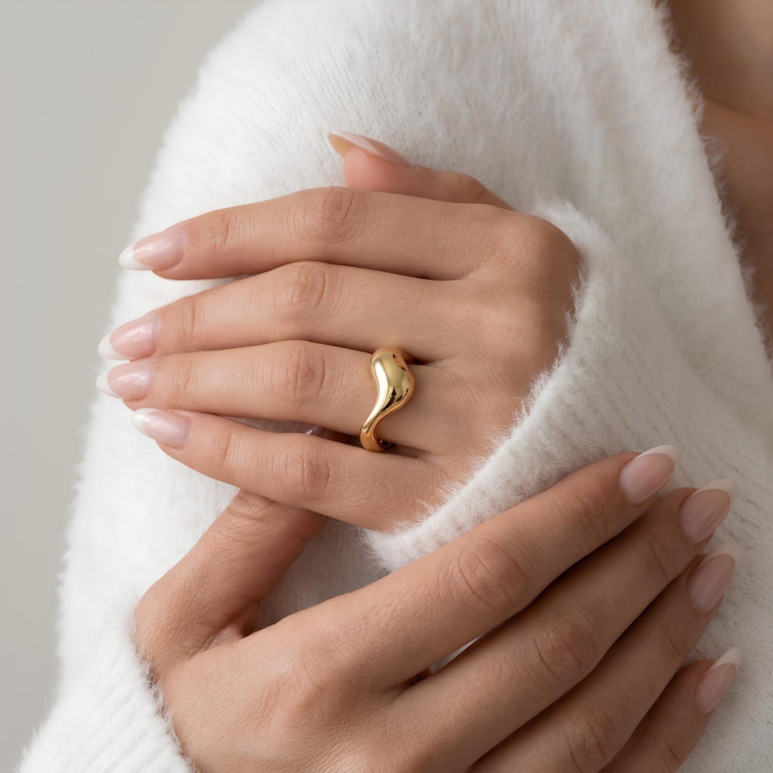 Molten Sculptural Ring