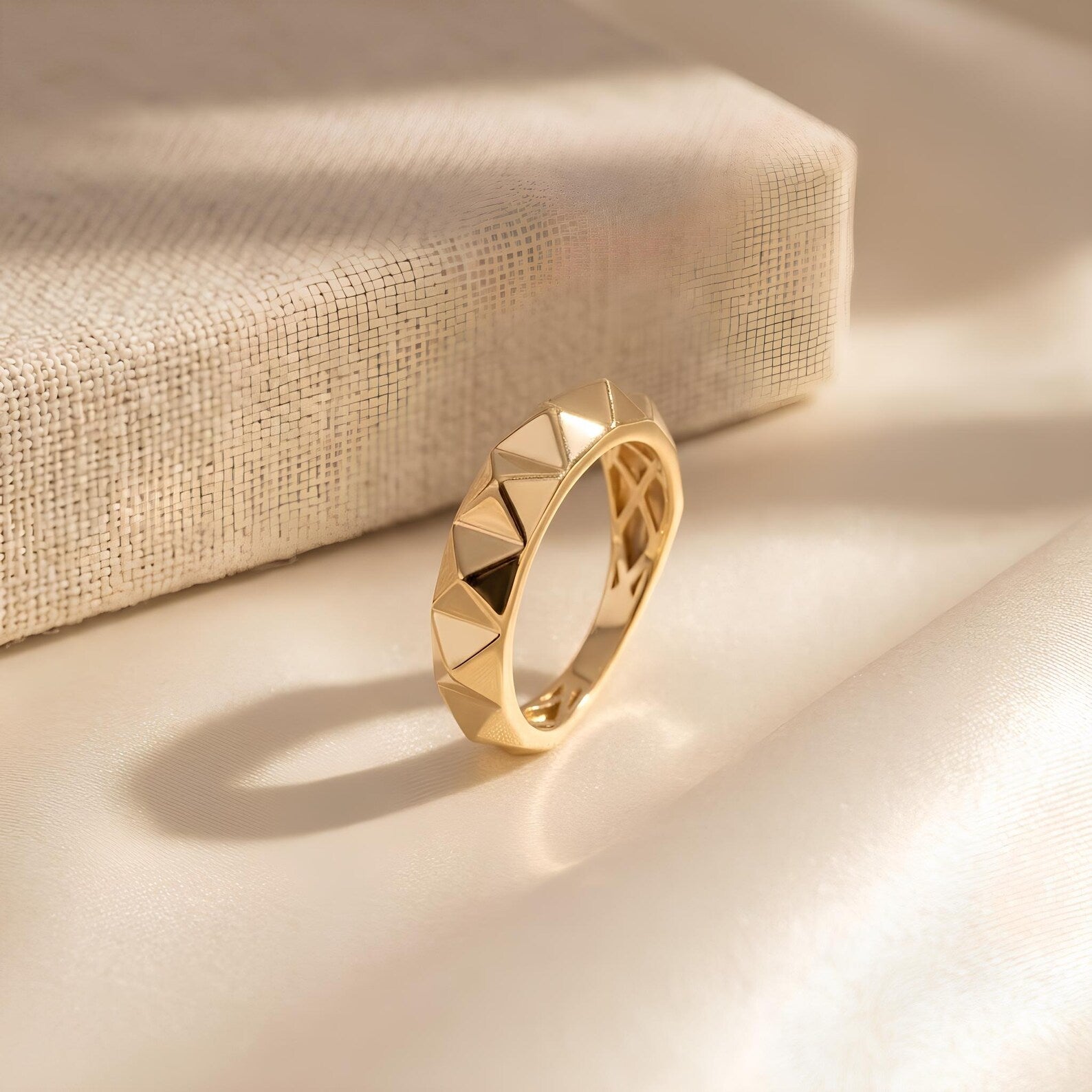 Pyramid Stud Ring